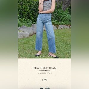 NWT Doen Newport jeans, size 27, Albion Wash color